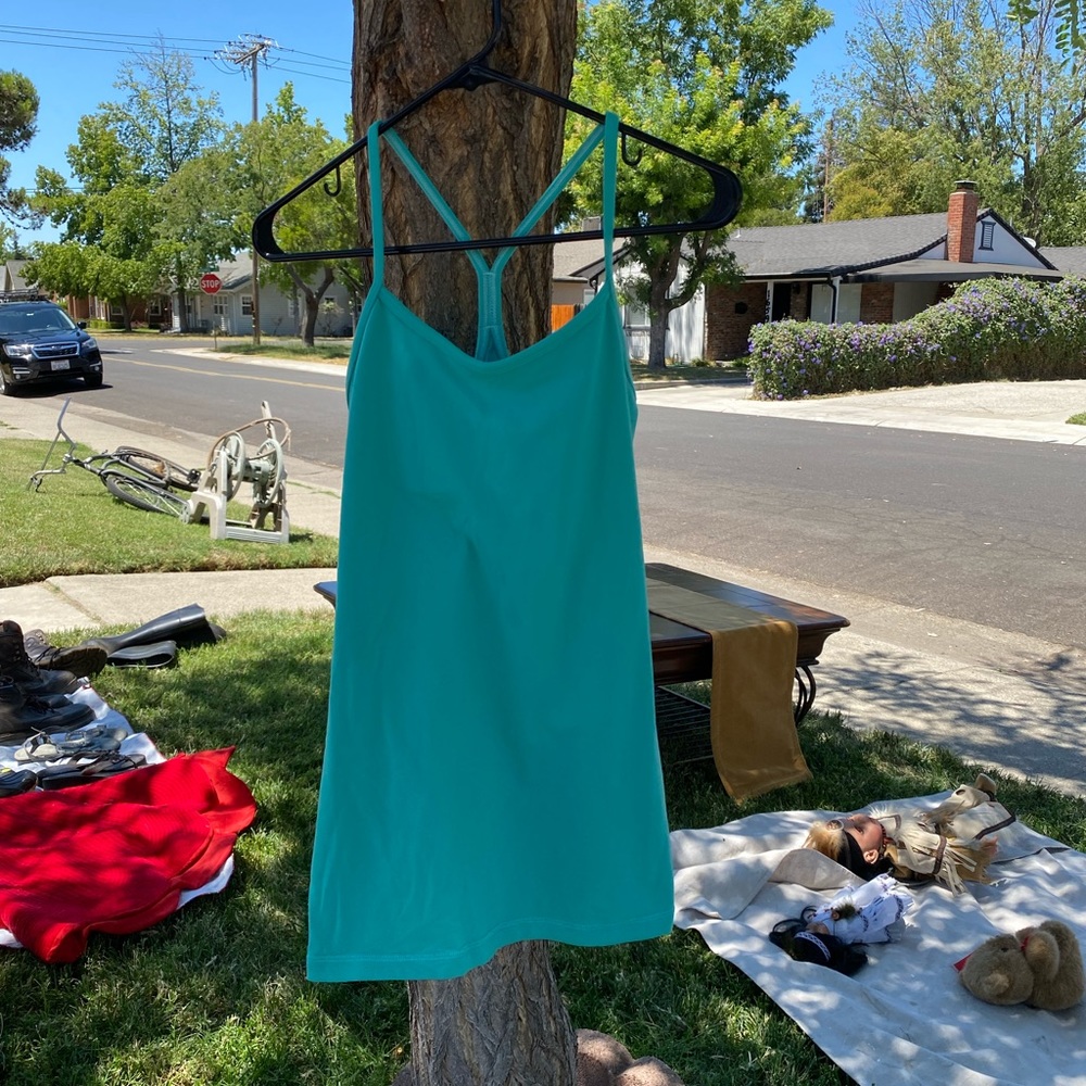 Aqua Lululemon Tank